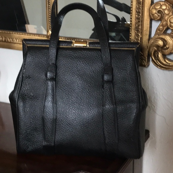 Vintage leather handbag - Picture 3 of 7